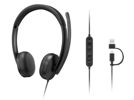 אוזניות Lenovo Wired VoIP Headset 5000