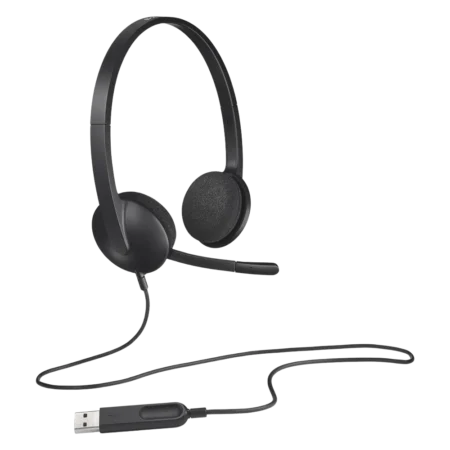 אוזניות למשרד Logitech H340 USB
