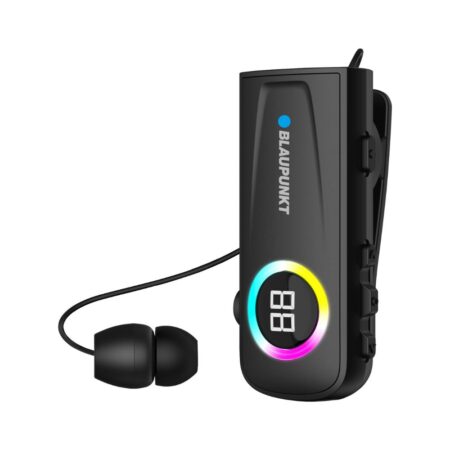 אוזניית Bluetooth עם קליפס ותצוגת LED Blaupunkt BP-3850