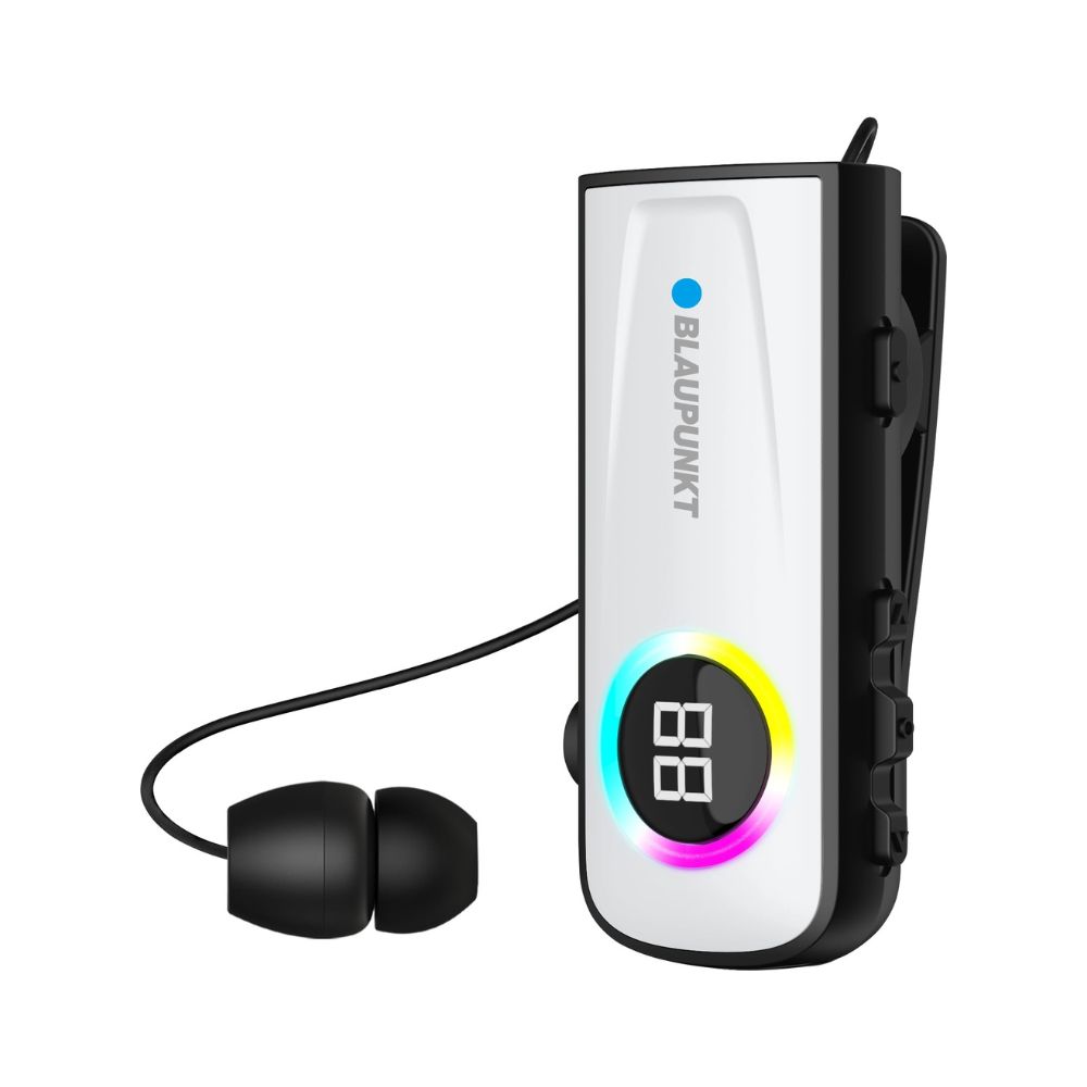 אוזניית Bluetooth עם קליפס ותצוגת LED Blaupunkt BP-3850